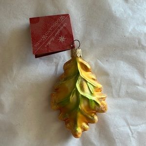 CHRISTOPHER RADKO- RARE -1998 Mini Oak Frost Ornament